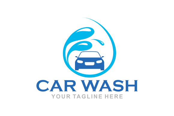 Download Flat Car Wash Logo Background. Best Logo - Flat Collection