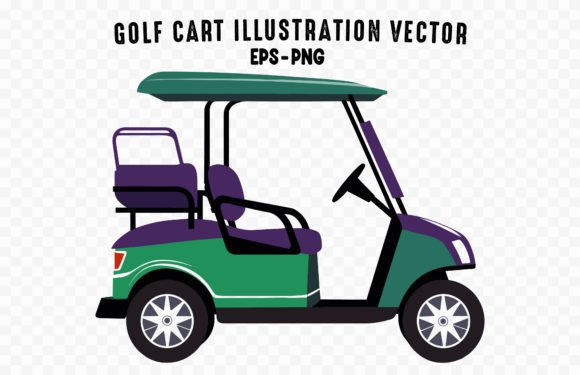 Download Club Car Vector, Golf Cart Illustration - Car vector Collection