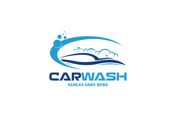 Download Flat Car Wash Logo Background. Best Logo - Flat Collection