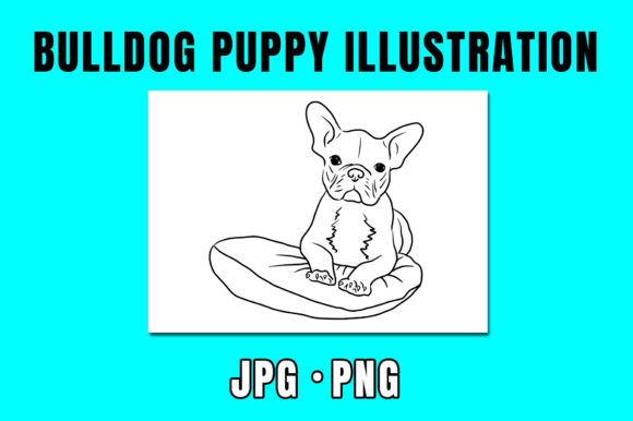 Download Bulldog Puppy - Dog Line Art Drawing - Line art Collection