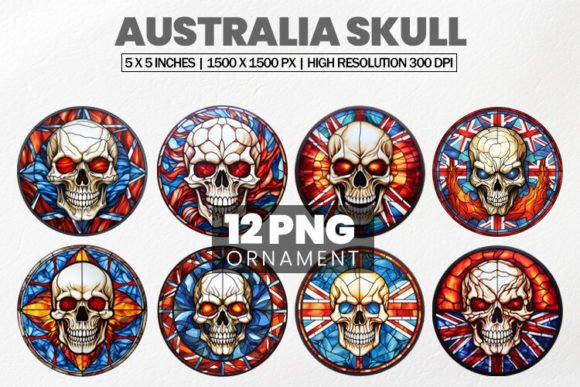 Download Australia Flag Stained Glass - Australia Collection