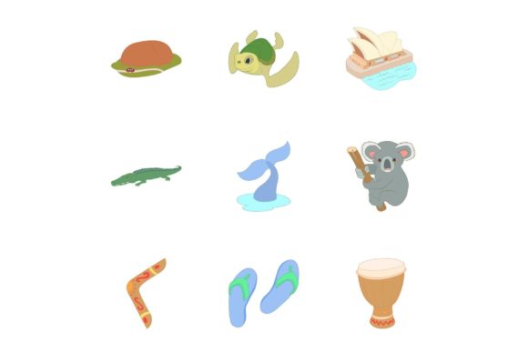 Download Holiday in Australia Icons Set - Australia Collection